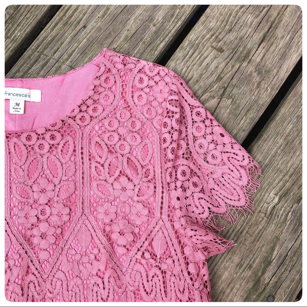 Like-New Francesca’s Lace Dress